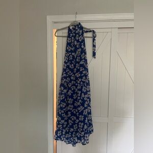 Who What Wear floral halter dress